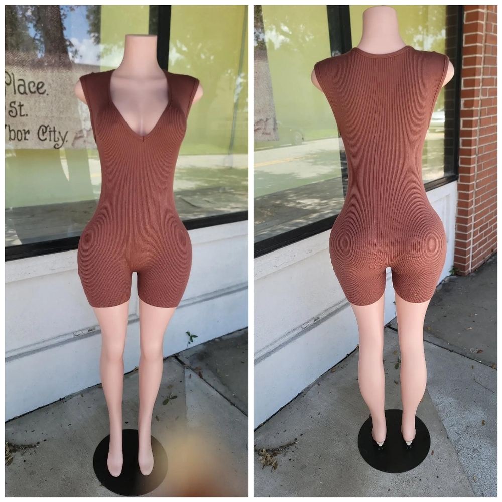Sydney Romper-Brown